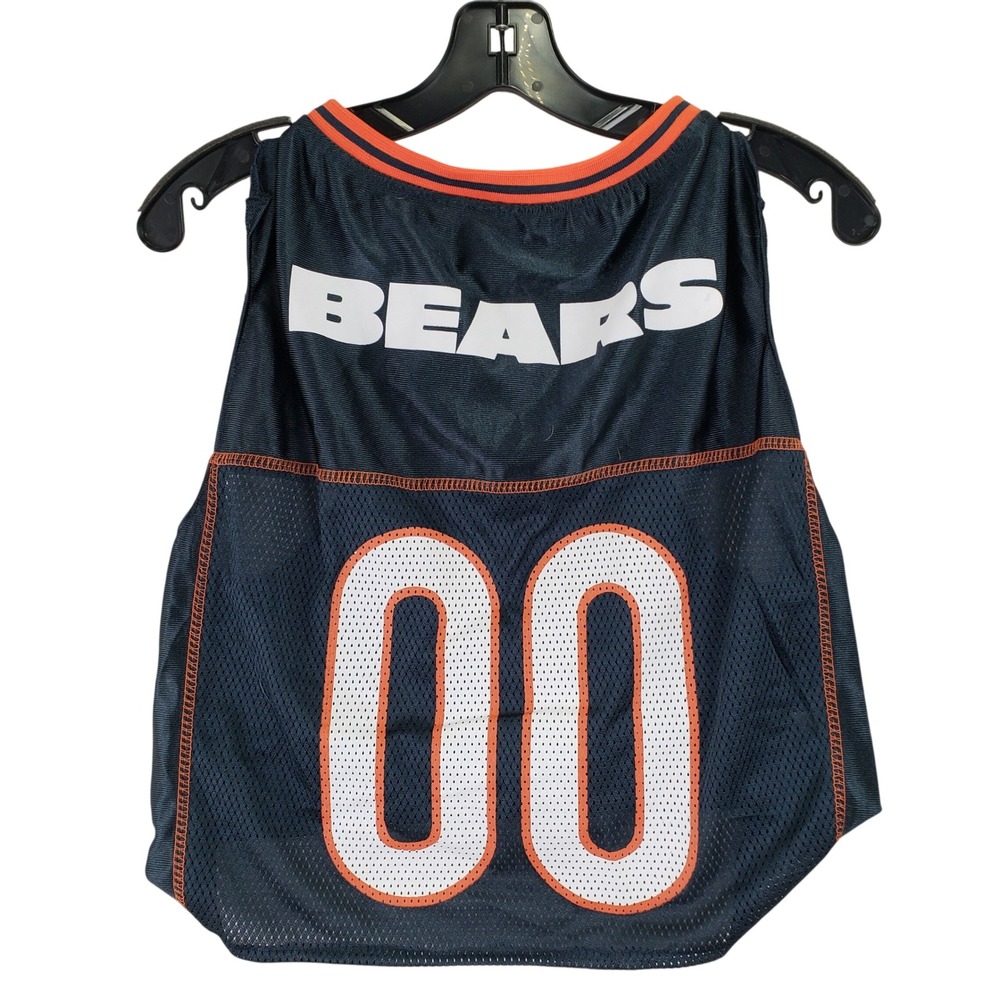 Chicago Bears NFL Pet Jersey Navy Blue Orange Dog Football Sports Fan Apparel